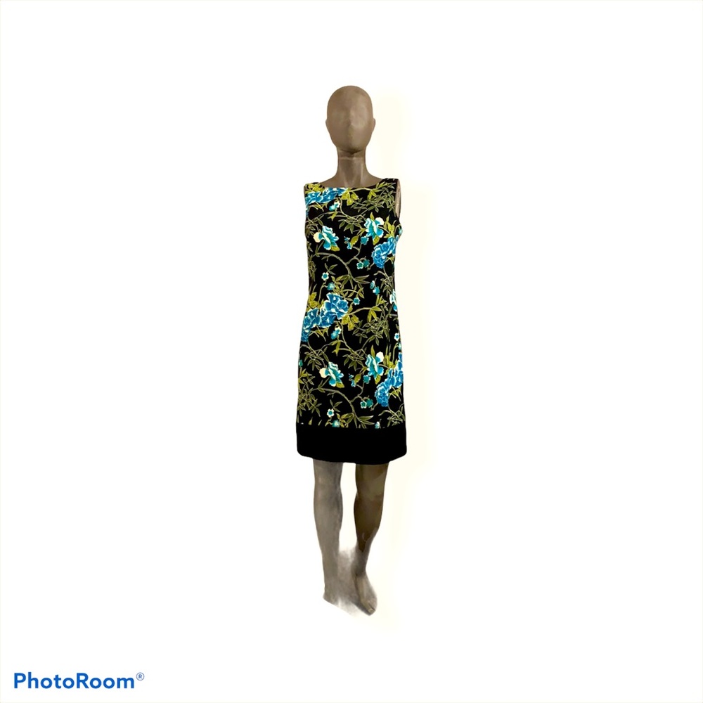 AB Studio floral sheath dress. Sz 6